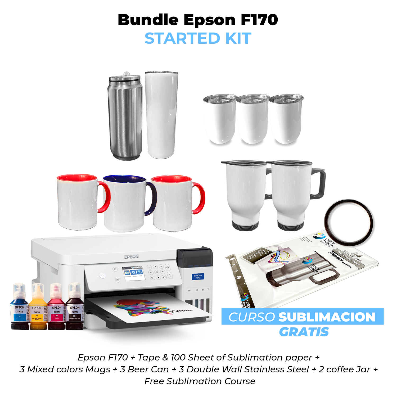 Bundle Epson F170 Starter Kit | Cyber Days Deal