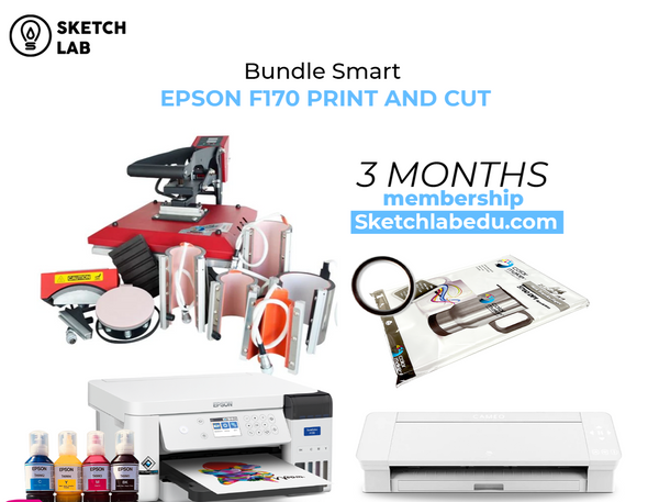 Bundle Smart Epson F170 Print and Cut | Cyber Days Deal