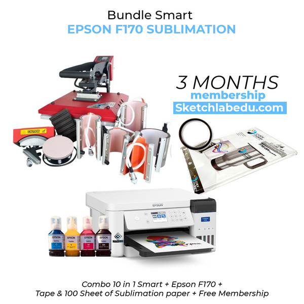 Bundle Smart Epson F170 Sublimation | Black Friday Deal
