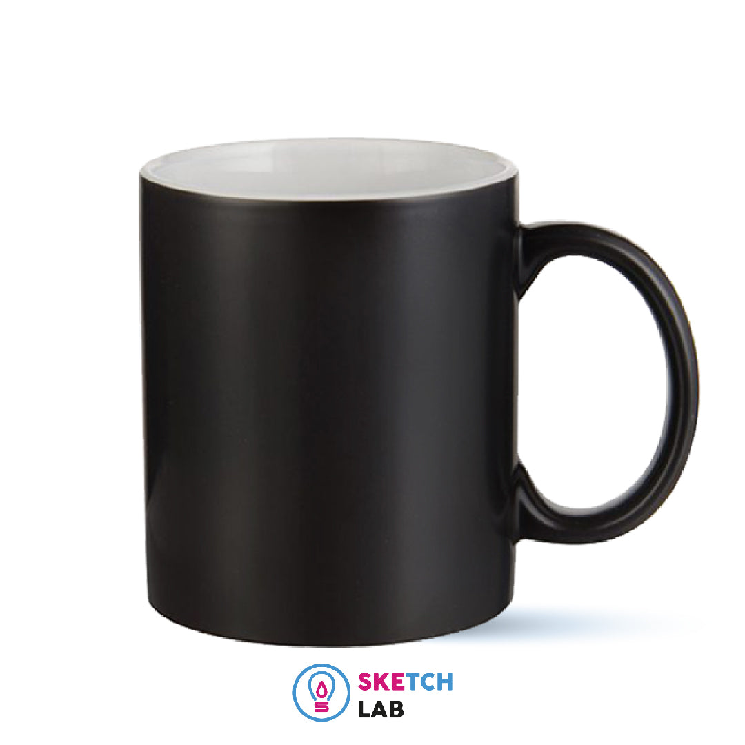 Black magic mug for sublimation 11 oz - By Box of 12 and 36