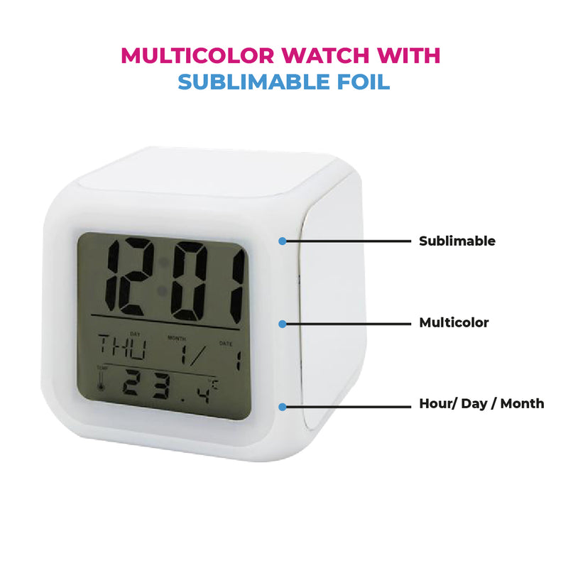 Garage Sale Multicolor watch with sublimable foil
