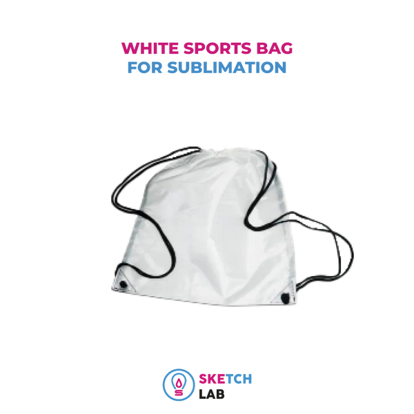White Sports Bag 14"*16"