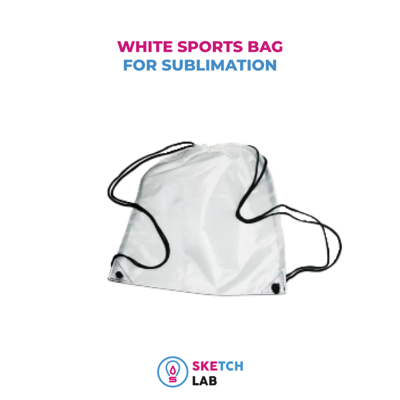 White Sports Bag 14"*16"