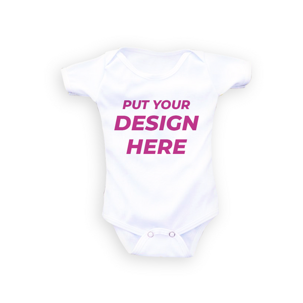 Baby Body Suit. 100% Polyester Cotton Touch / Sizes from 0 to 18 months