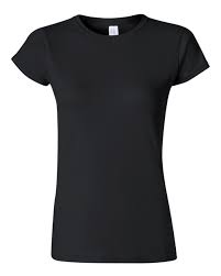 Women's Black T-shirt | 100% cotton