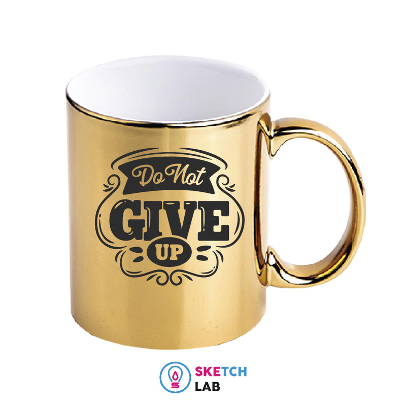 Garage Sale Gold mirror mugs for sublimation 11 oz (box of 12 and 36 units)