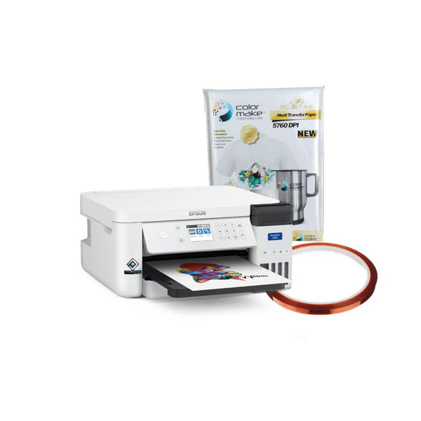 Combo EPSON SureColor F170 Sublimation Printer + sublimation paper + thermal tape