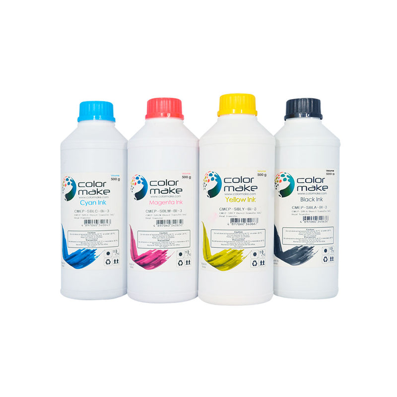 Garage Sale Sublimation ink 500ml. Buy it by color or the combo of 4 colors